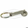 Dixon Global Replacement Handle Assembly, Suitable For Use w/ 6 in Aluminum/Brass Global Cam and Groove Co G600HRPSI